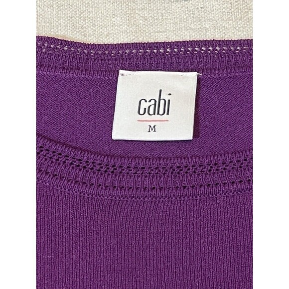 Cabi Women's Peek‎ Pullover Sweater Purple Medium - Picture 7 of 11
